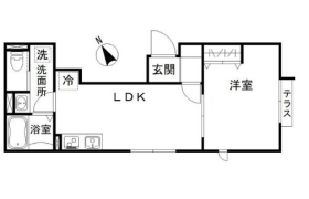 1LDK Apartment in Higashioi - Shinagawa-ku