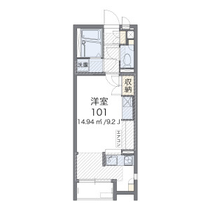 1R Apartment in Honkugenuma - Fujisawa-shi Floorplan
