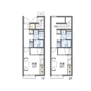 1K Apartment in Kozaki - Wakayama-shi Floorplan