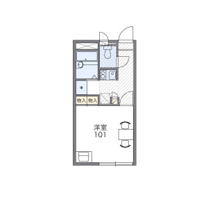 1K Apartment in Ogoto - Otsu-shi Floorplan