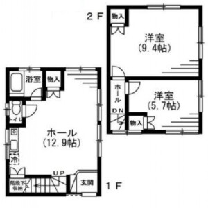 2LDK House in Nakacho - Meguro-ku Floorplan