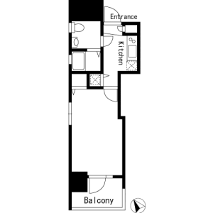 1K Mansion in Saga - Koto-ku Floorplan