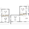 2LDK Apartment to Rent in Hirakata-shi Floorplan