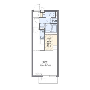 1R Apartment in Funato - Kashiwa-shi Floorplan