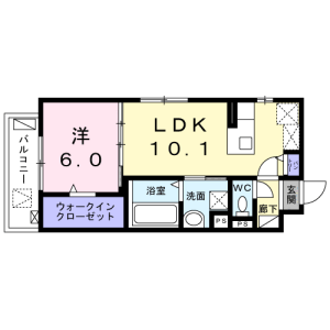 1LDK Mansion in Kamata - Setagaya-ku Floorplan