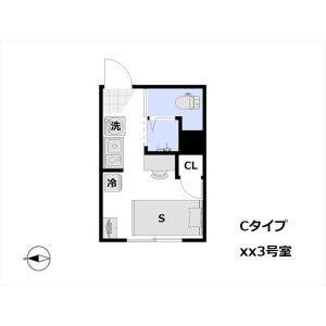 1R Mansion in Toyo - Koto-ku Floorplan