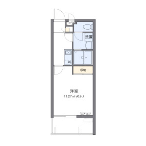 1K Mansion in Toyohara - Nago-shi Floorplan