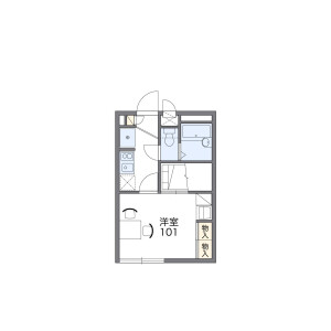 1K Apartment in Tsuruse higashi - Fujimi-shi Floorplan