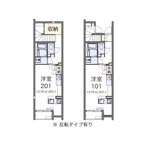 神戶市長田區苅藻島町-1R公寓 房屋格局