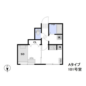 1K Mansion in Zoshigaya - Toshima-ku Floorplan