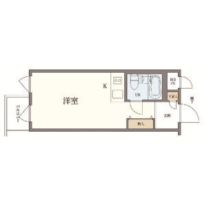 1R Mansion in Nishihara - Shibuya-ku Floorplan