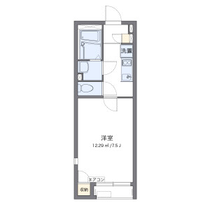 1K Apartment in Shanoki - Kitakyushu-shi Moji-ku Floorplan