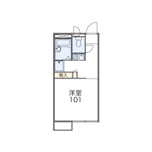 1K Apartment in Nitomachi - Kakegawa-shi Floorplan