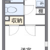 橫濱市磯子區出租中的1K公寓 房間格局