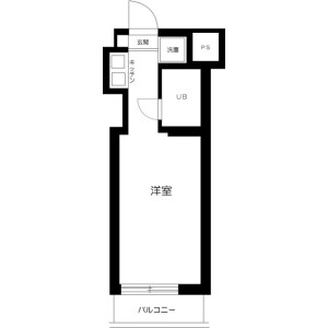 1R Mansion in Sangenjaya - Setagaya-ku Floorplan