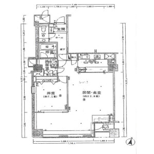 1LDK Mansion in Higashishinagawa - Shinagawa-ku Floorplan