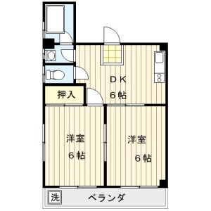 2DK 맨션 in Higashinippori - Arakawa-ku Floorplan