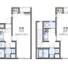 1K 아파트 to Rent in Nakano-ku Floorplan