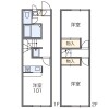 2DK Apartment to Rent in Fuji-shi Floorplan