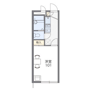 1K Apartment in Kugahara - Ota-ku Floorplan