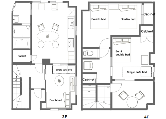 3LDK Apartment to Rent in Kita-ku Floorplan