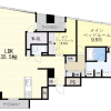 2LDK Apartment to Rent in Osaka-shi Fukushima-ku Floorplan