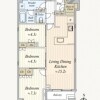 新宿區出售中的3LDK公寓大廈房地產 房間格局