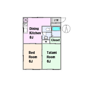 2DK Mansion in Ikebukuro (1-chome) - Toshima-ku Floorplan