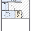 1K 아파트 to Rent in Soka-shi Floorplan