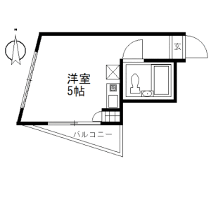 1R Mansion in Kamikodanaka - Kawasaki-shi Nakahara-ku Floorplan
