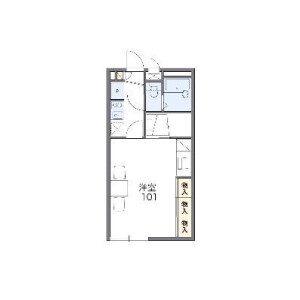 1K Apartment in Ishikawa - Mito-shi Floorplan