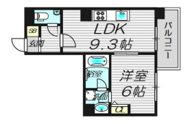 1LDK Mansion in Nagaranishi - Osaka-shi Kita-ku