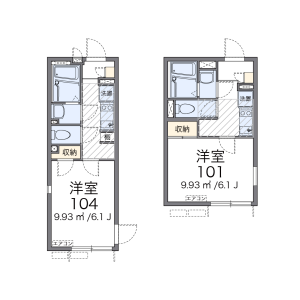 1K Mansion in Senju midoricho - Adachi-ku Floorplan