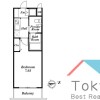 1K Apartment to Rent in Suginami-ku Floorplan