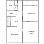 3DK Apartment