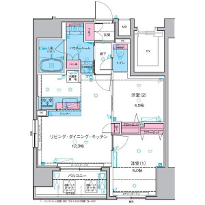 2LDK Mansion in Senzoku - Taito-ku Floorplan