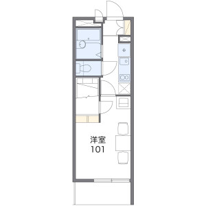 1K Mansion in Asahimachi - Toyohashi-shi Floorplan