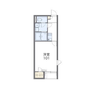1K Apartment in Oze - Yashio-shi Floorplan
