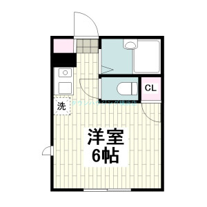 1R Apartment in Iwaicho - Yokohama-shi Hodogaya-ku Floorplan