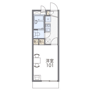 1K Mansion in Mikunihommachi - Osaka-shi Yodogawa-ku Floorplan