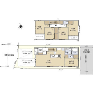 5LDK {building type} in Kitakaheicho - Adachi-ku Floorplan