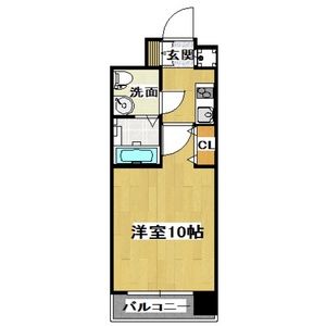 1K Mansion in Nippombashi - Osaka-shi Naniwa-ku Floorplan
