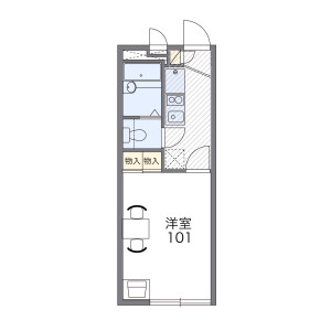 1K Mansion in Matoba - Kawagoe-shi Floorplan