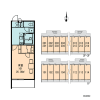 1K Apartment to Rent in Yoshikawa-shi Floorplan