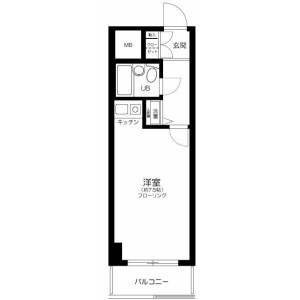 1R Mansion in Daita - Setagaya-ku Floorplan