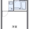 1K Apartment to Rent in Fukaya-shi Floorplan