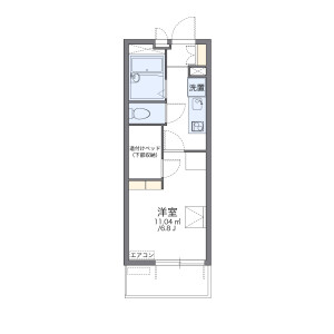 1K Mansion in Matsuhidai - Matsudo-shi Floorplan