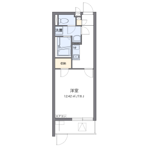 1K Mansion in Shibafuji - Kawaguchi-shi Floorplan