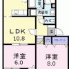 2LDK Apartment to Rent in Kofu-shi Floorplan