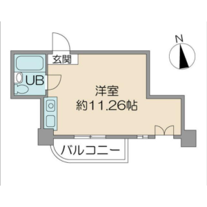 1R Mansion in Kamiosaki - Shinagawa-ku Floorplan